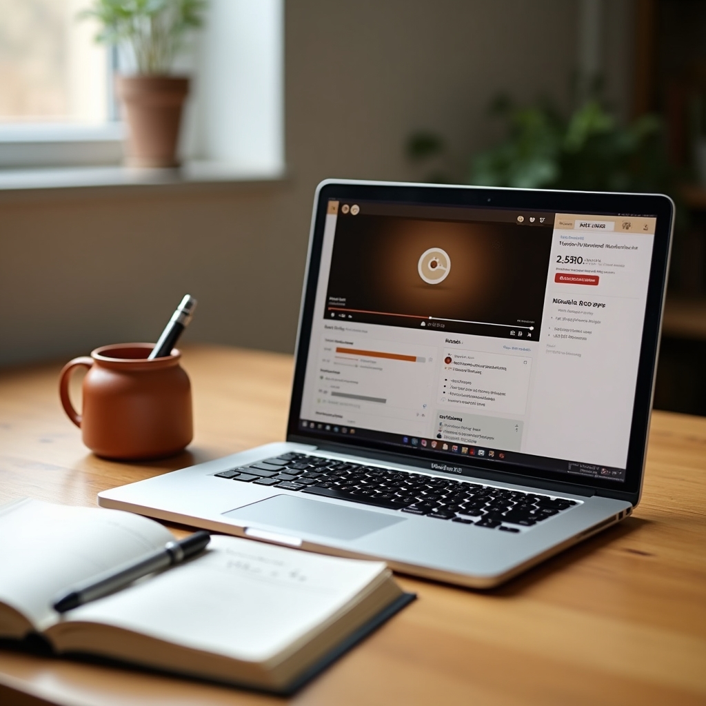 Anteprima dell'interfaccia della piattaforma di formazione Corivlax Digital su schermo laptop